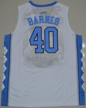 Maillot De Basket NCAA 2016 North Carolina Tar Heels Harrison Barnes 40 College Basketball Carolina Whit